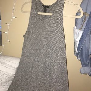Stripped summer tank dress